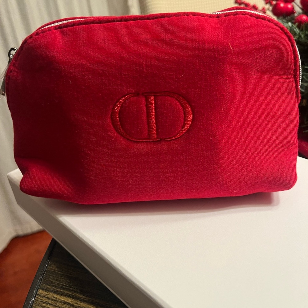 Authentic Dior mini cosmetic bag